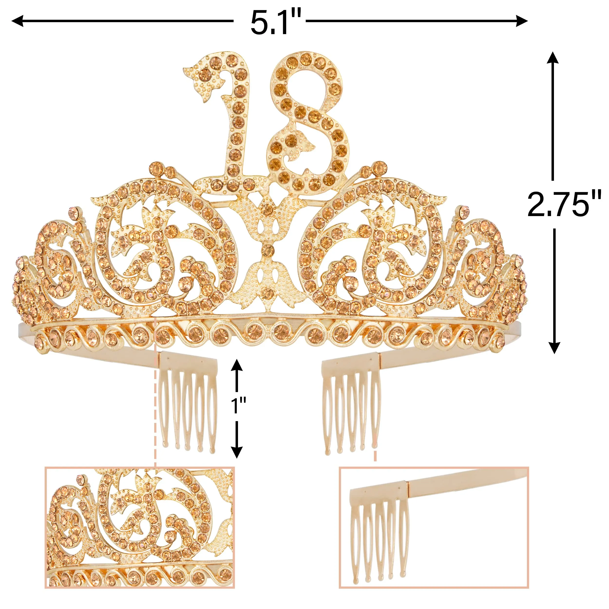 18th Birthday, 18th Birthday Gifts for Girls, 18th Birthday Tiara and Sash, 18th Birthday