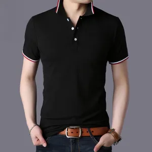 2019 Summer Men Polo Shirt Men Business Casual 95% Cotton Brand New Male Short Sleeve Polo Shirts Plus Size 3XL