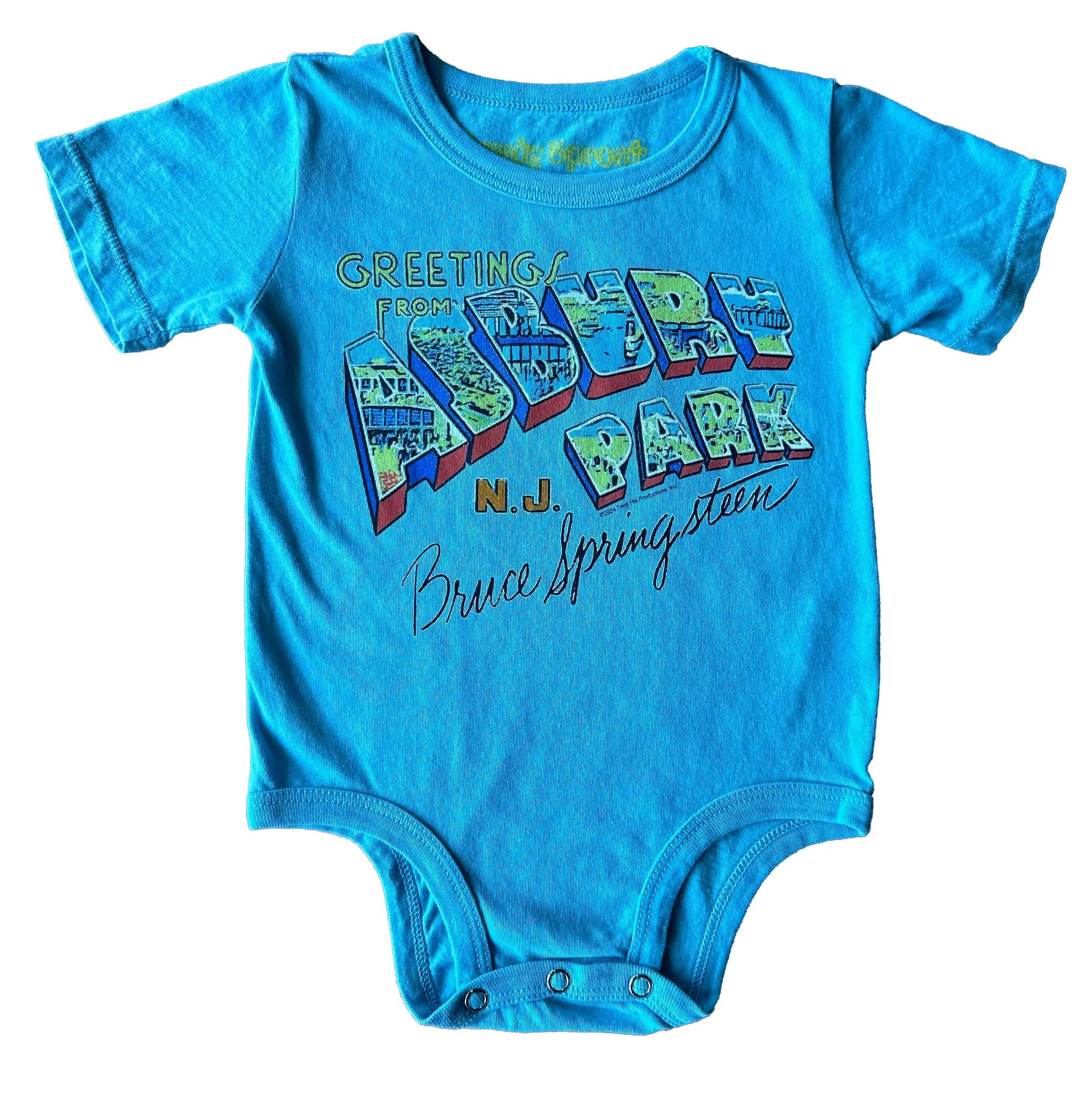 Asbury Park Blue Organic Onesie