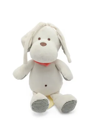 Babies Ecru Rattle Dog Toy