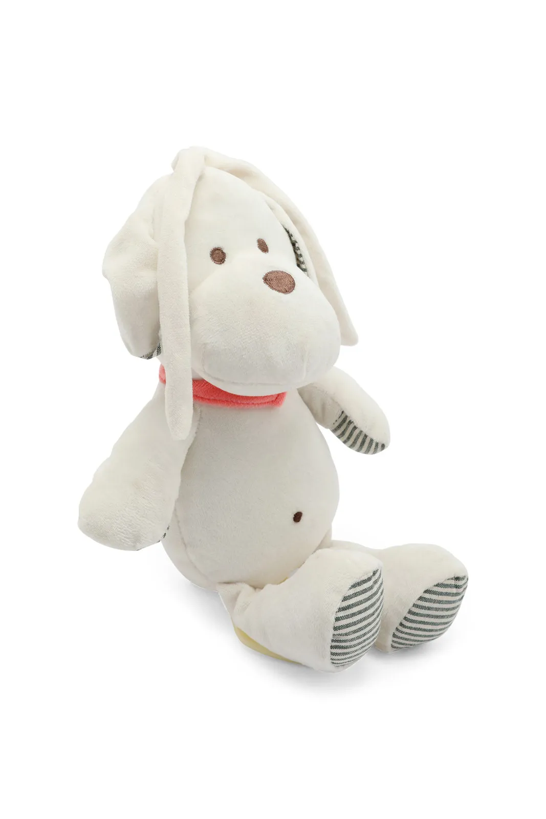 Babies Ecru Rattle Dog Toy