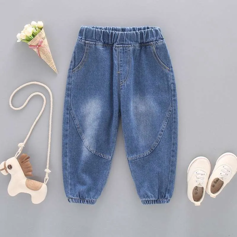 Baby Boys and Girls Solid Color Casual Pants