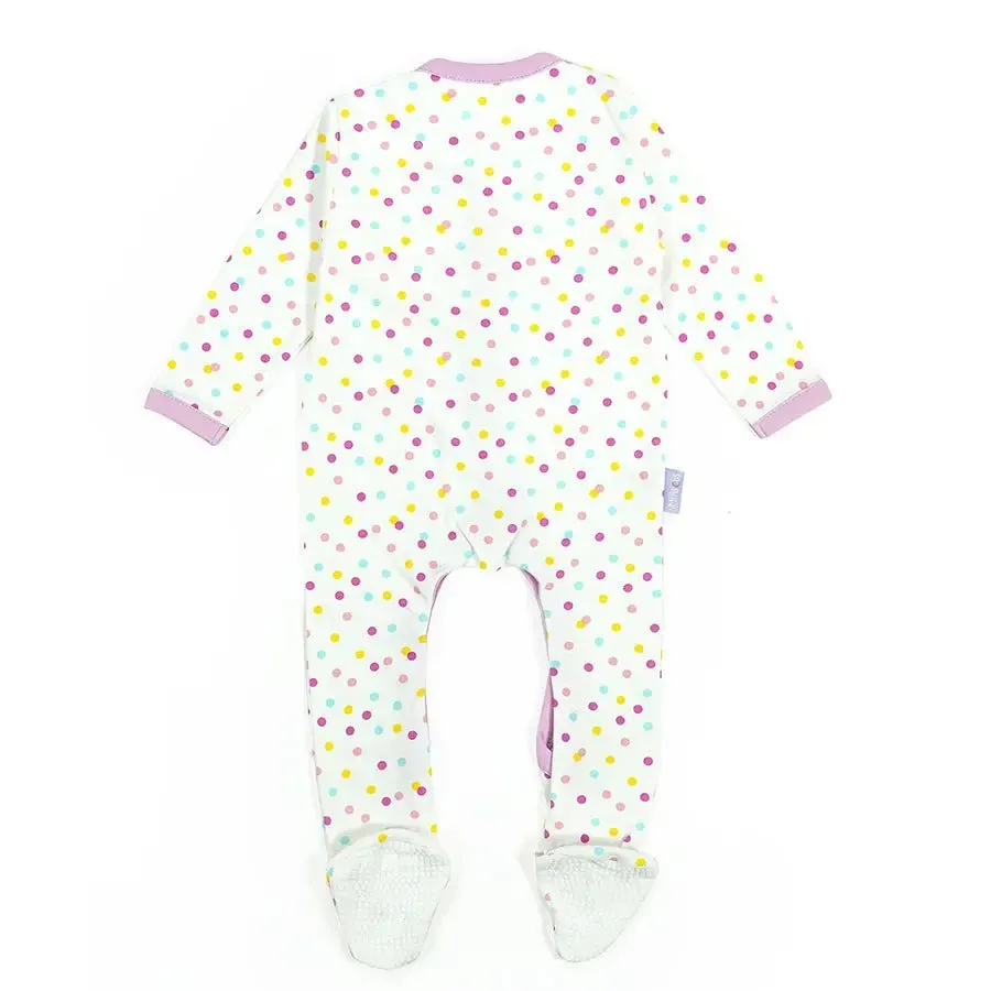 Baby Girl Comfy Knitted Sleep Suit - Unicorn ( Pack of 2)