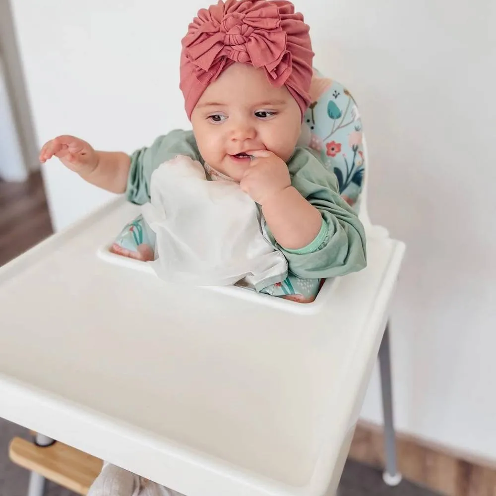 Baby Triple Knot Turban — Blush