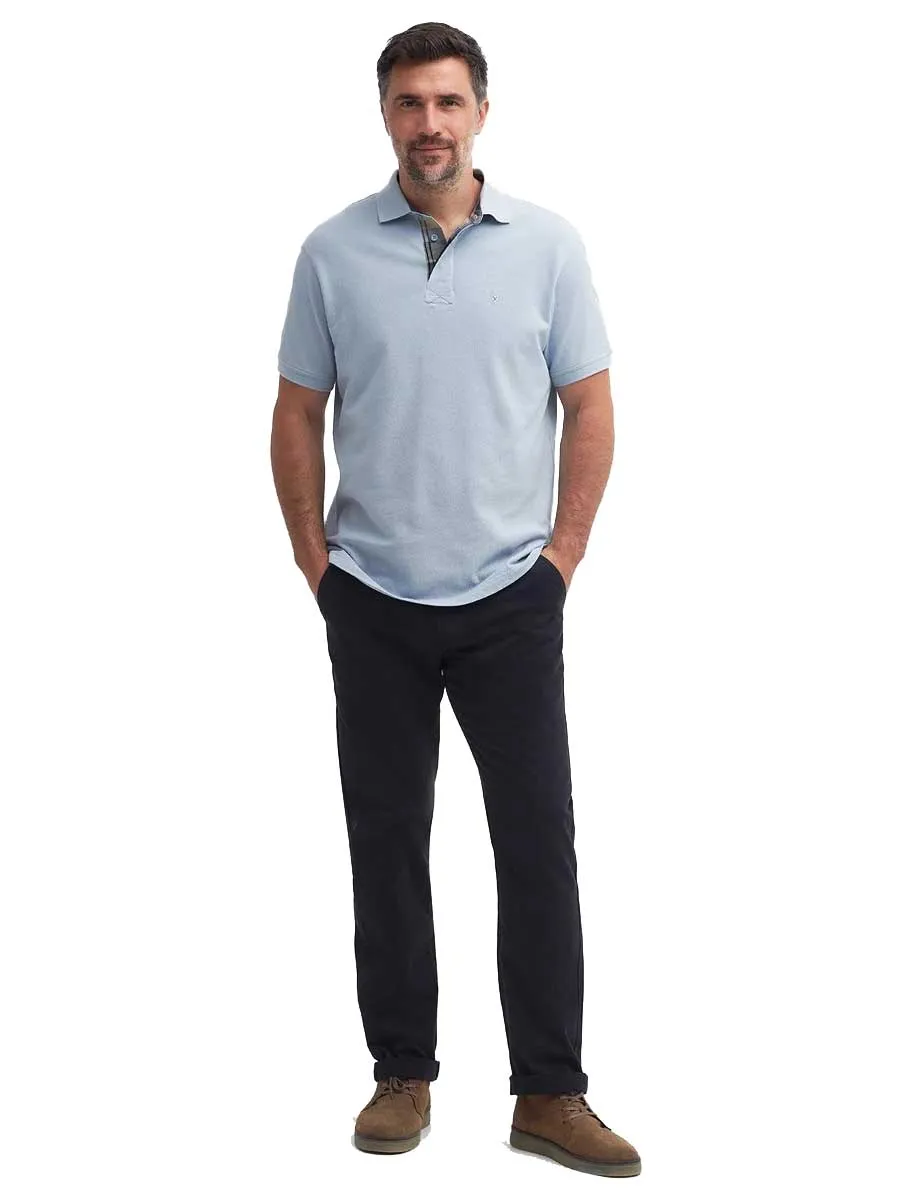 BARBOUR Hart Polo Shirt - Men's - Blue Fog