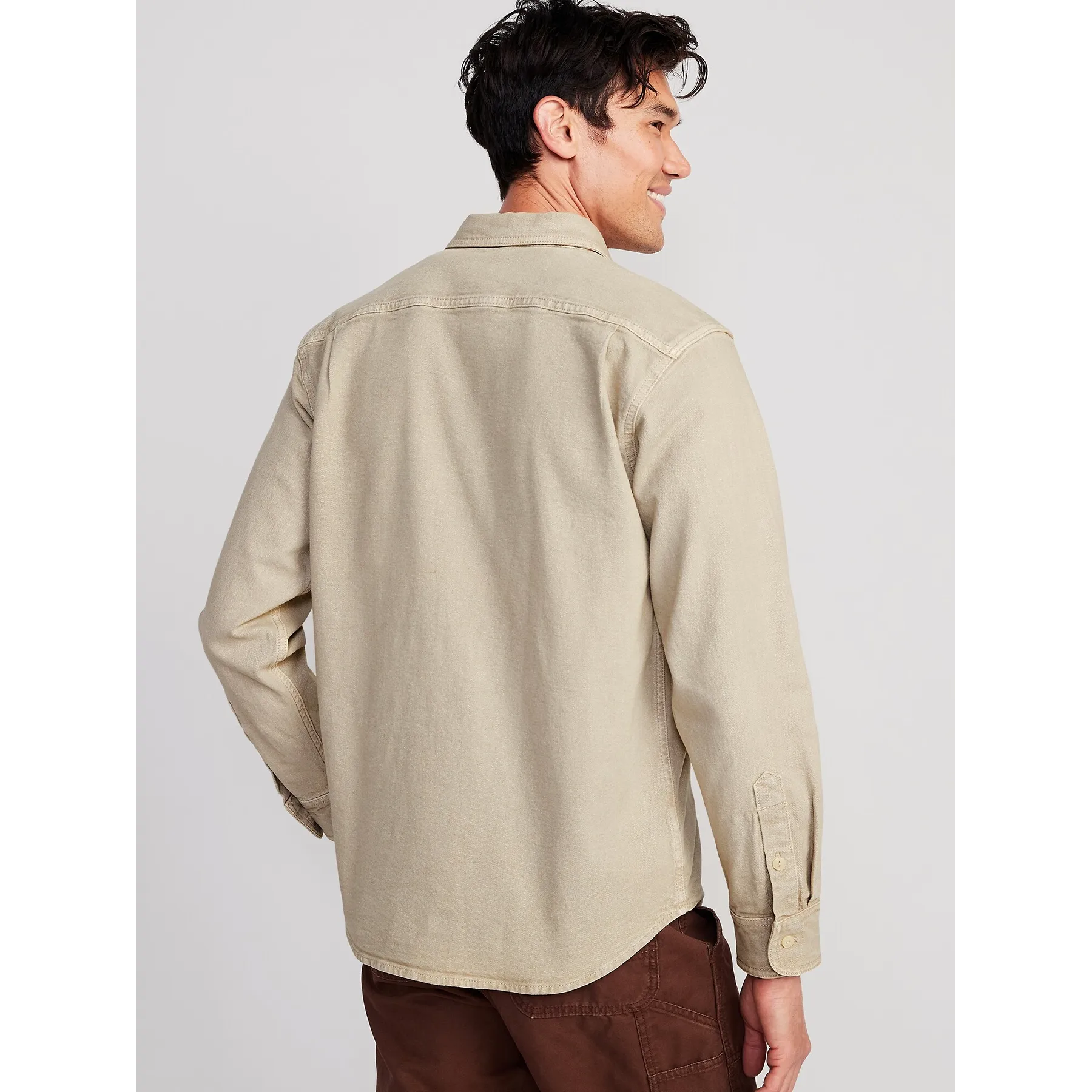 Biege Workwear Utility-Pocket Shirt