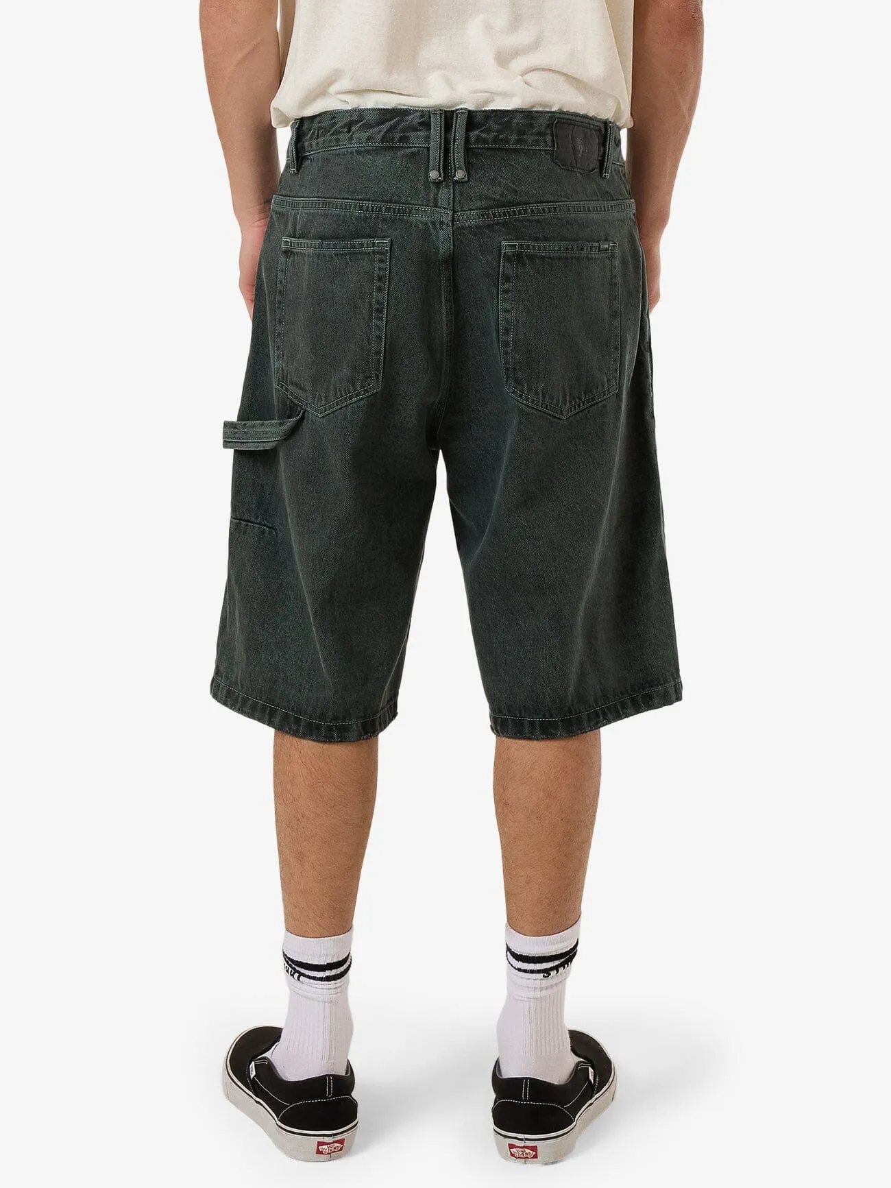 Big Slacker Denim Short - Dark Forest