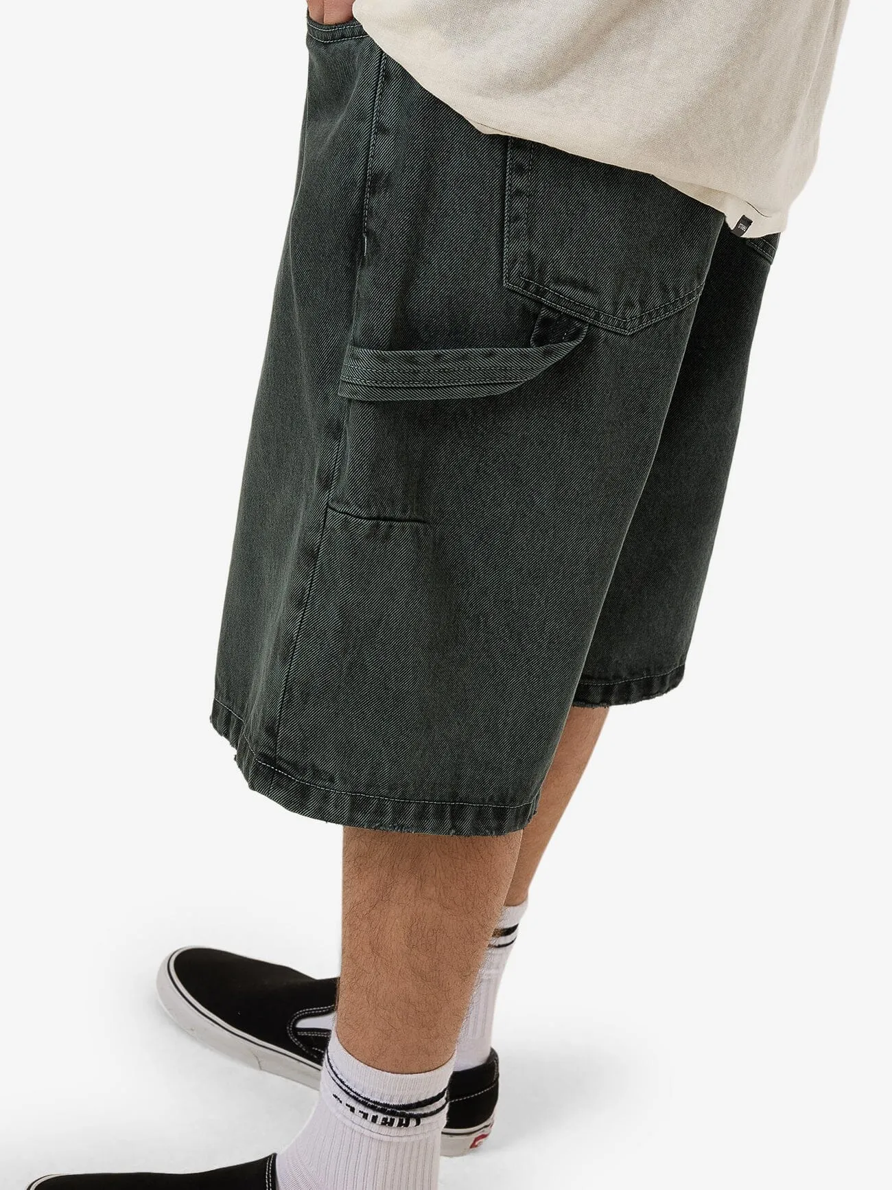 Big Slacker Denim Short - Dark Forest