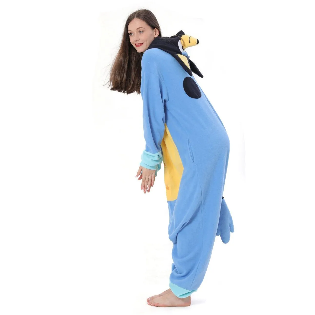 Bluey Onesies Costume Kigurumi PJS Pajamas  Outfit for Adult Kids Girl Boy