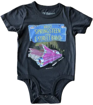 Bruce Springsteen Organic Vintage Black Onesie