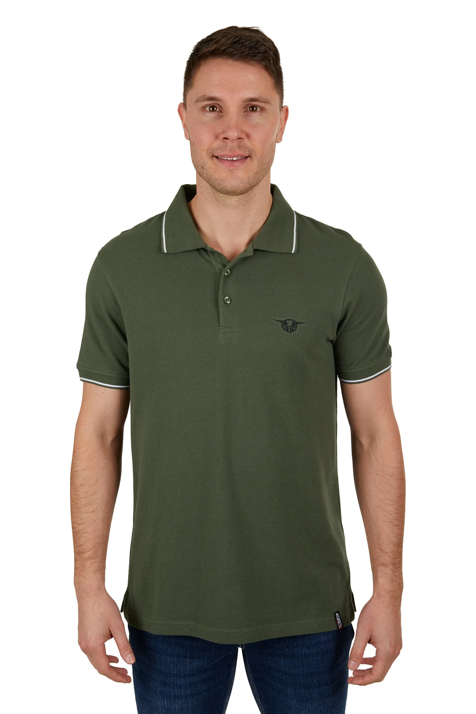 Bullzye Mens Dennis Polo - Green - B3S1500302