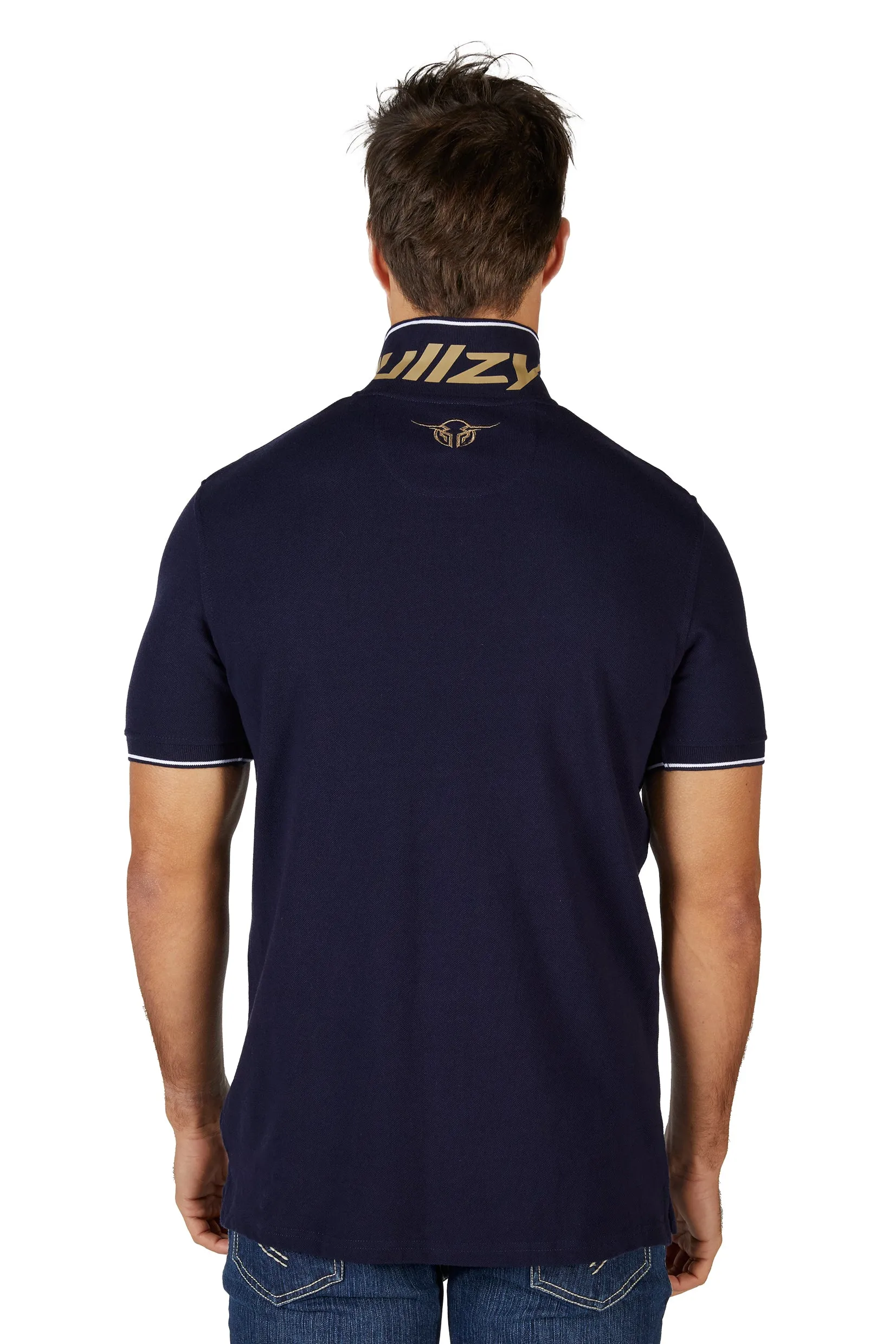 Bullzye Mens Dennis S/S Polo - Navy - B4S1500389