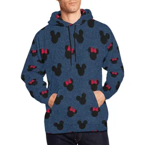 Denim Mice Hoodie for Men