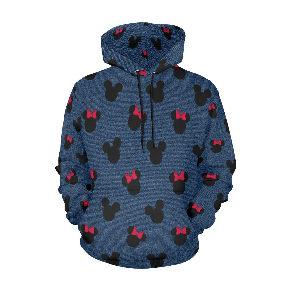 Denim Mice Hoodie for Men