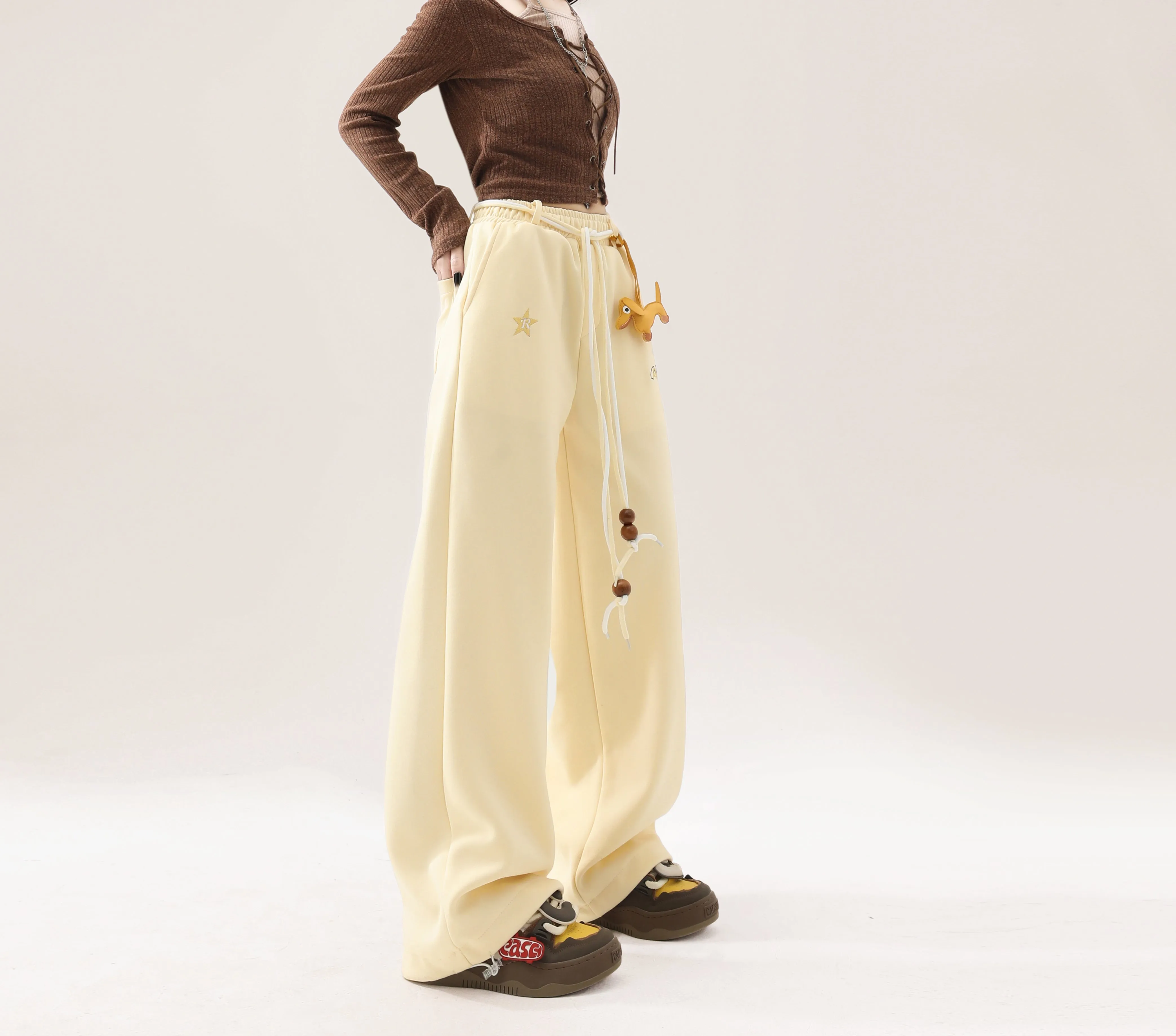 Faire Echo Spring Wide Leg Sporty Pants