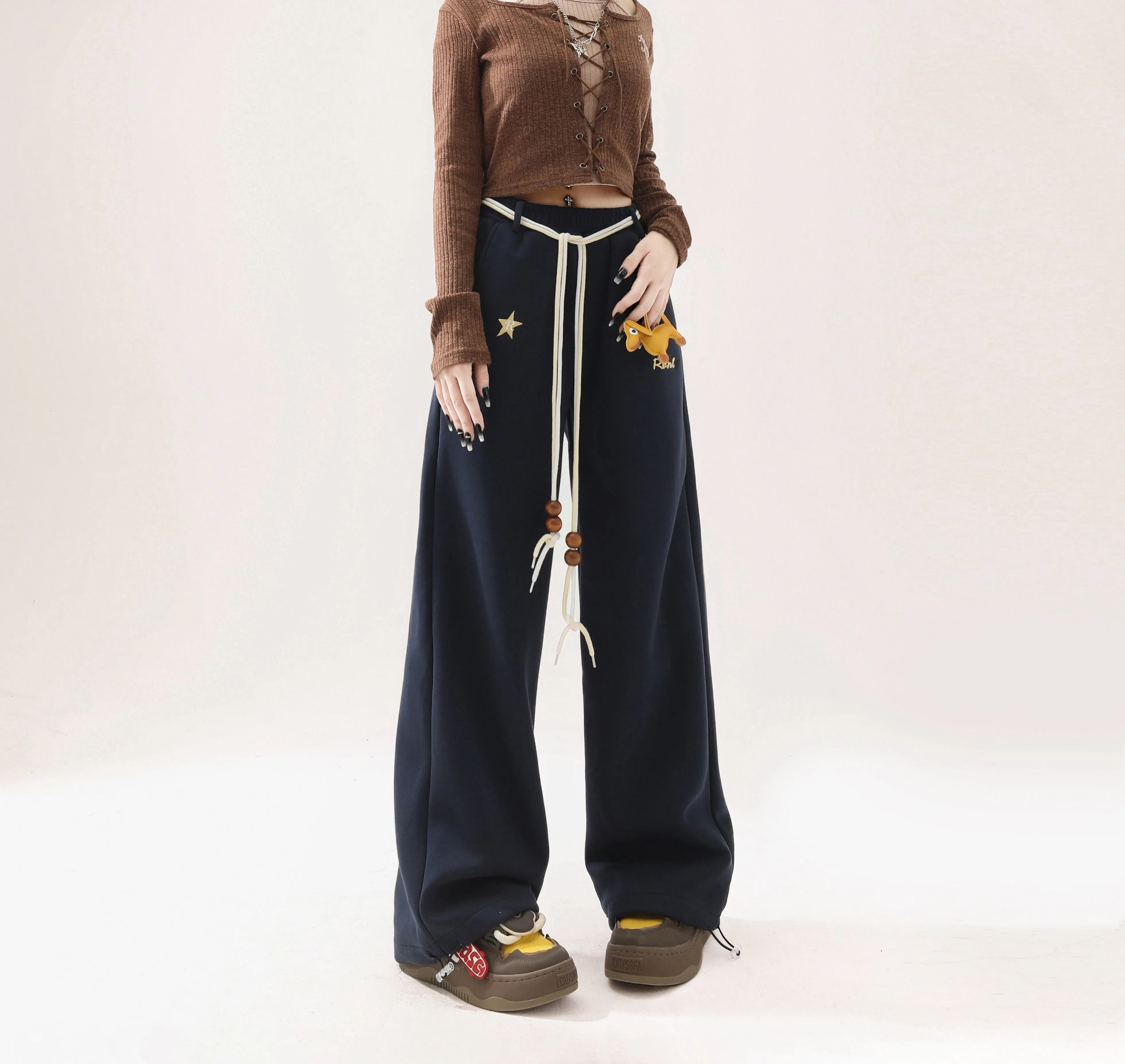 Faire Echo Spring Wide Leg Sporty Pants