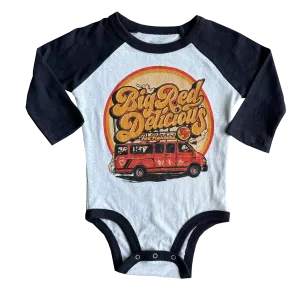 Foo Fighters Big Red Delicious Raglan Onesie