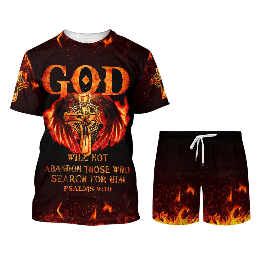 God Will Not Abandon Those Who Search For Him 3d Shirts - Christian T Shirts For Men And Women