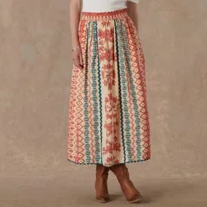 Joyous Sunset Skirt