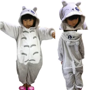 Kid Onesies Hoodie Blink Totoro Animal Kigurumi Pajamas