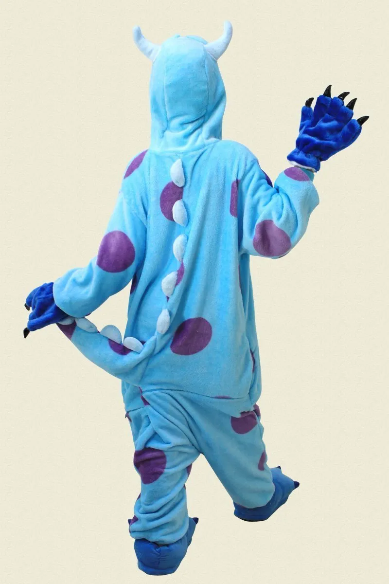 Kid Sully Monster Inc Onesie Animal Pajamas Kigurumi Costume