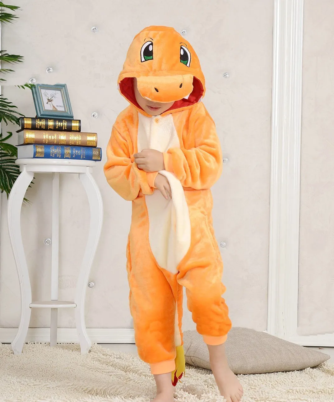 Kids Charmander Pokemon costume Kigurumi Pajamas