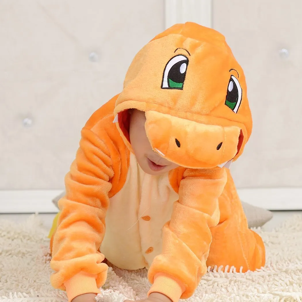 Kids Charmander Pokemon costume Kigurumi Pajamas