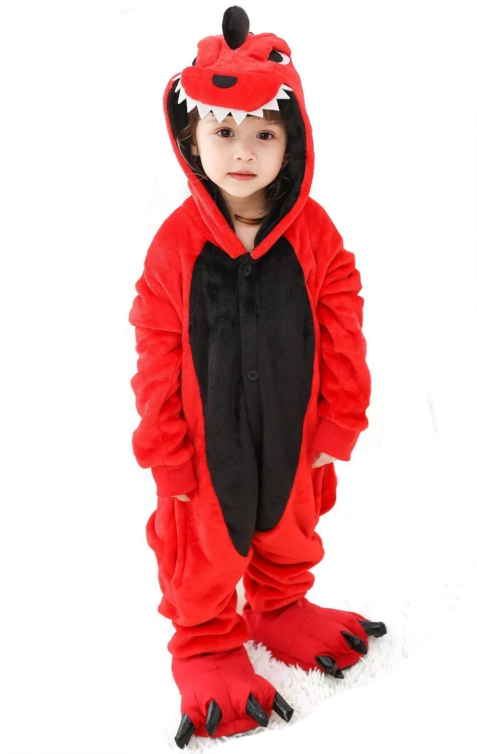 Kids Dinosaur Short Sleeves Animal Kigurumi Onesies Pajamas