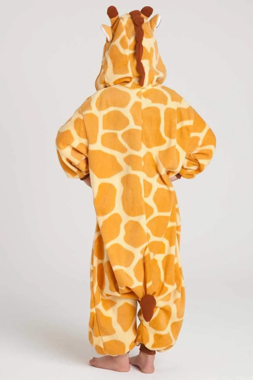 Kids Onesies Hoodie Giraffe Animal Pajamas Kigurumi Costume