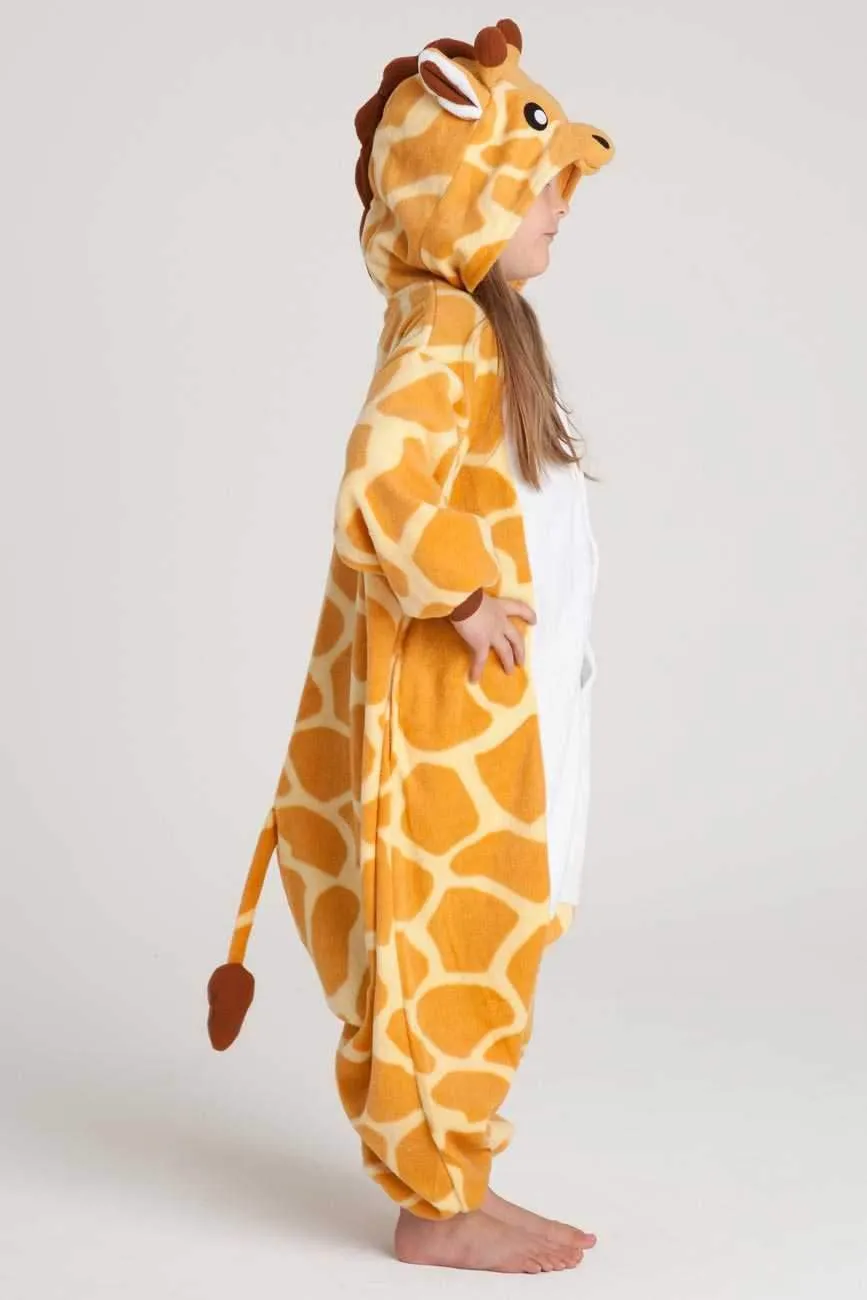 Kids Onesies Hoodie Giraffe Animal Pajamas Kigurumi Costume