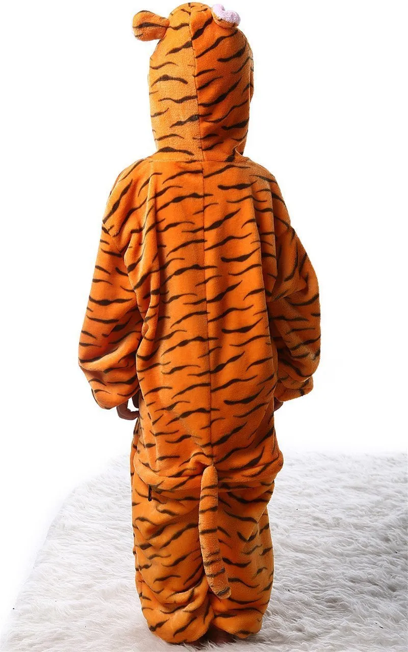 Kids Onesies Hoodie Tigger Animal Pajamas Kigurumi Costume