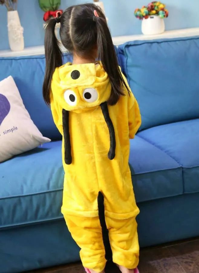 Kids Pluto Dog Onesies Kigurumi Hoodie Animal Pyjama Costume