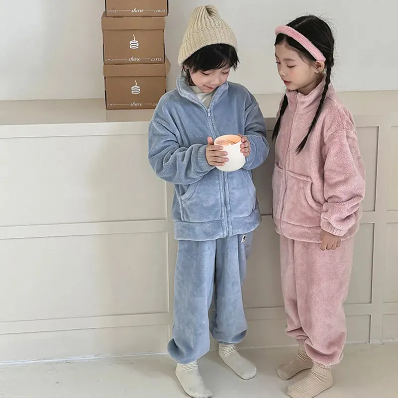 Kids Warm Loungewear Outfit Set