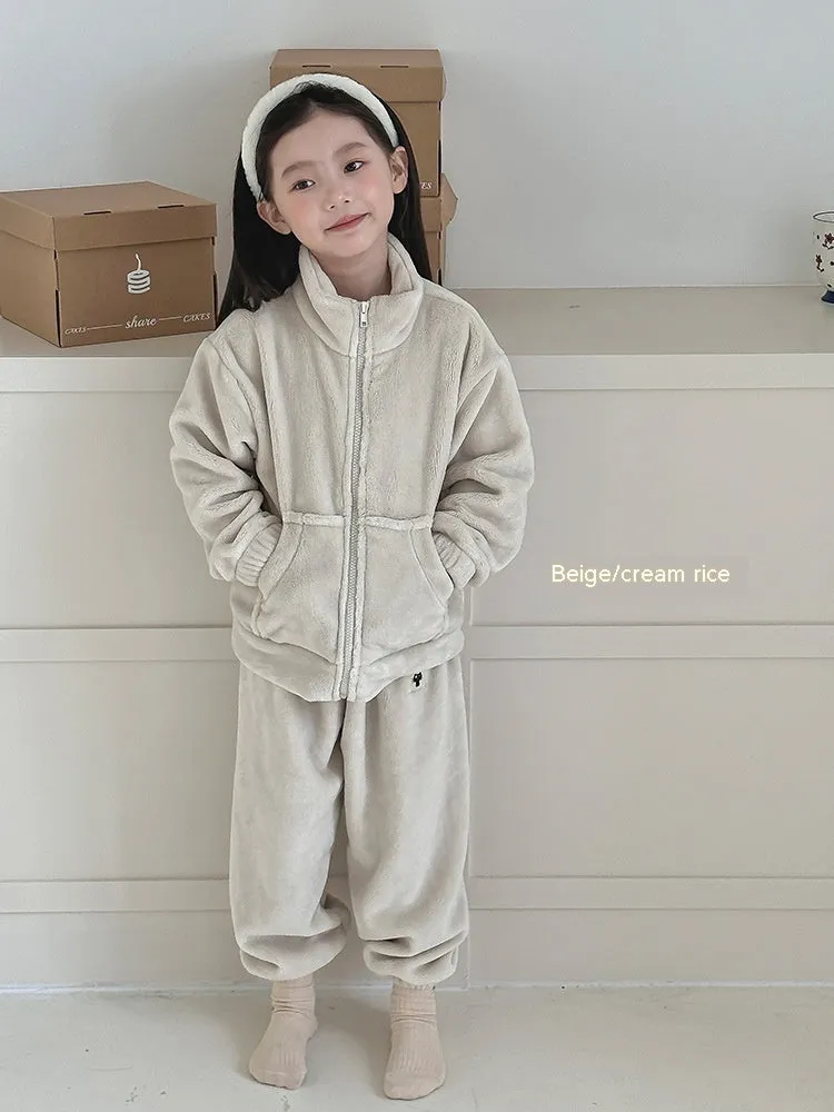 Kids Warm Loungewear Outfit Set