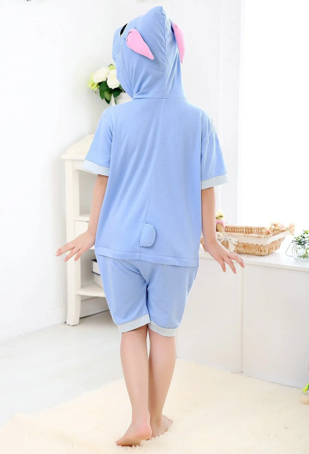 kigurumi Stitch kids Animal Onesies Summer Pajamas Costume