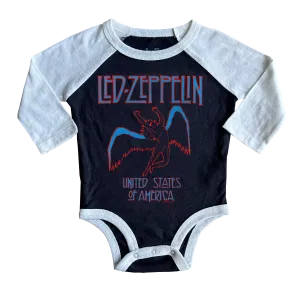 Led Zeppelin Icarus USA Tour Raglan Onesie