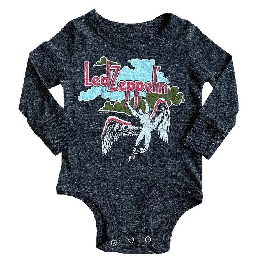 Led Zeppelin Tri Blend Long Sleeve Onesie