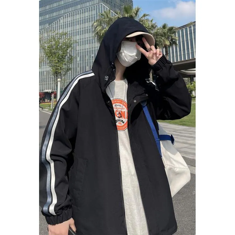 Loose Fit Casual Windbreaker