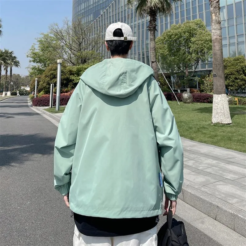 Loose Fit Casual Windbreaker