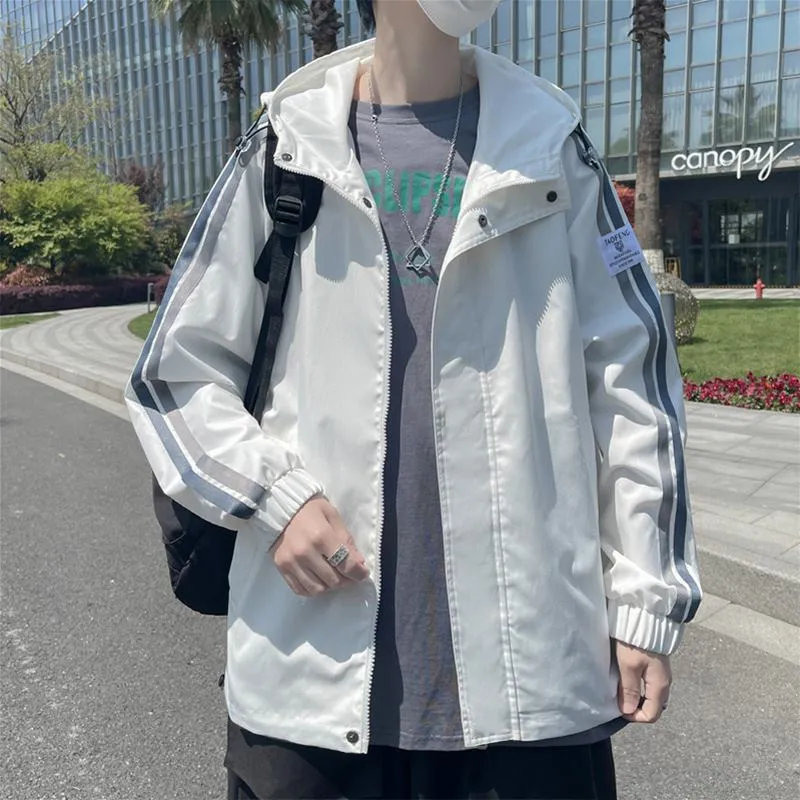 Loose Fit Casual Windbreaker