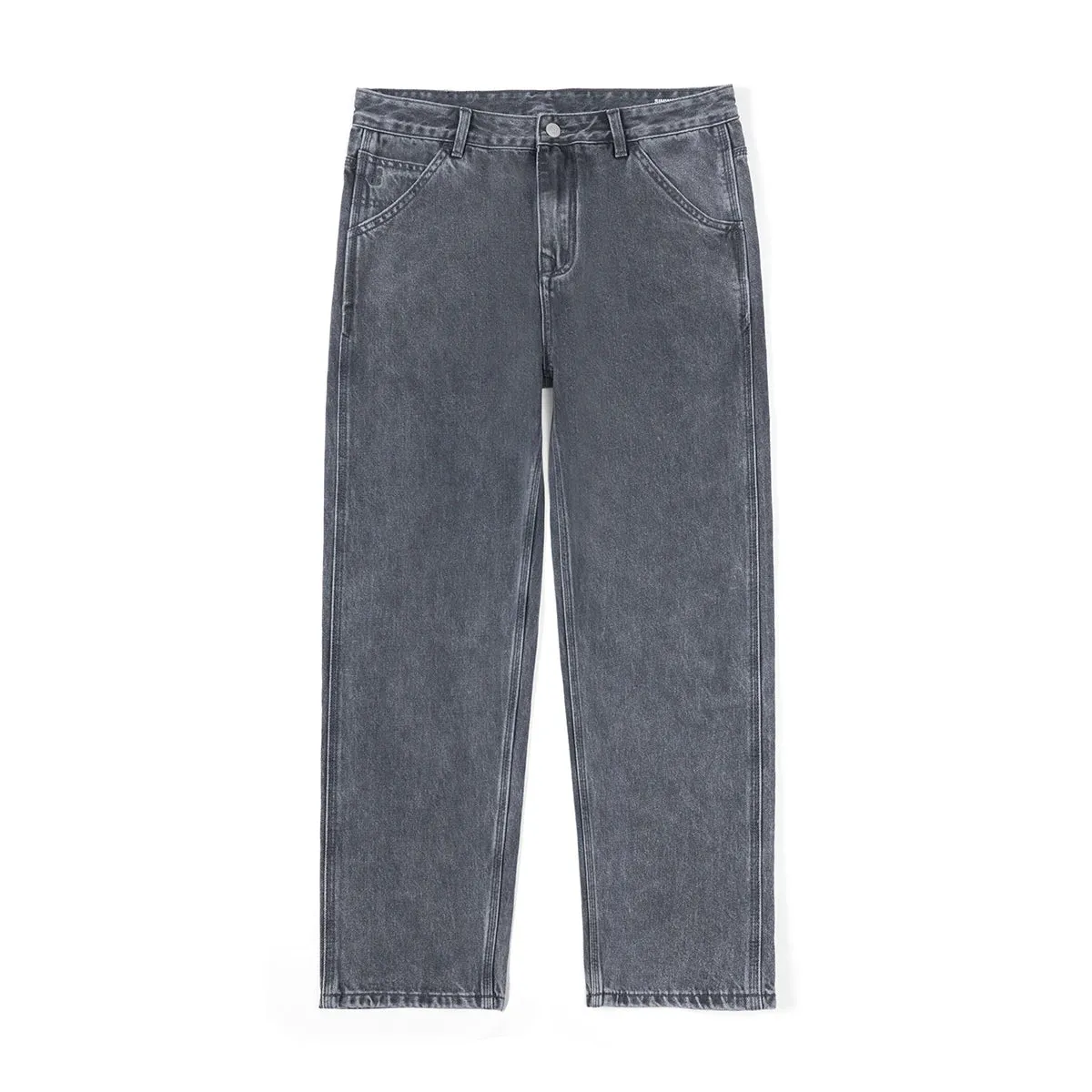 Loose Tapered Jeans Men Plus Size Vintage Denim Trousers