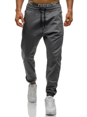 Men's Trousers Men's Pants Fitness Sweatpants Gyms Joggers Pants Workout Casual Army Green Pants