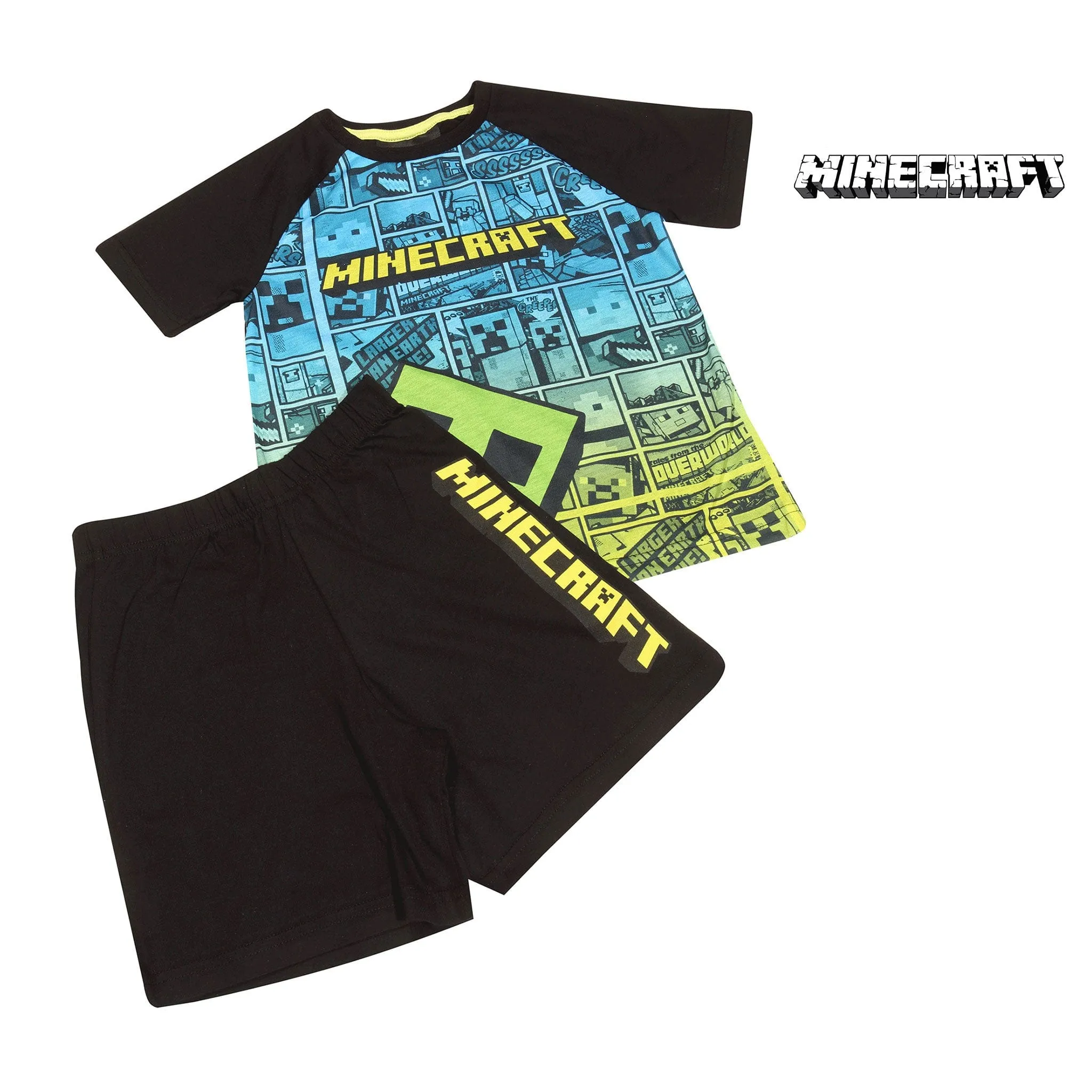 Minecraft Kids Short Pyjamas Set