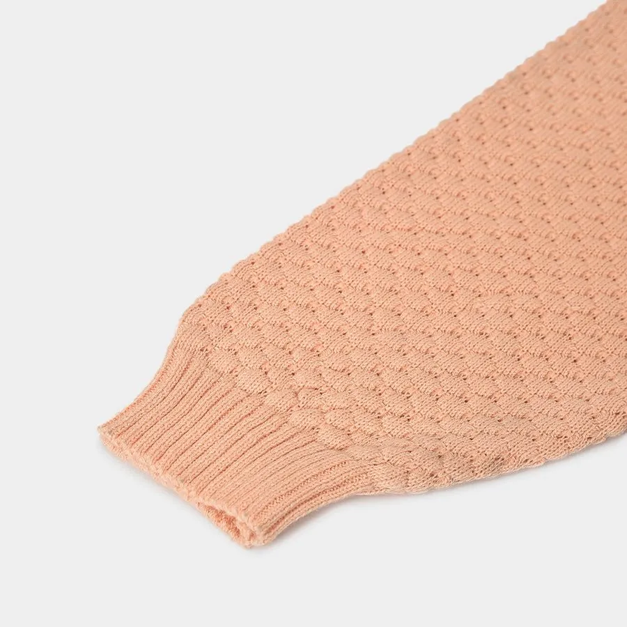 Misty Coral Knitted Jumper Set