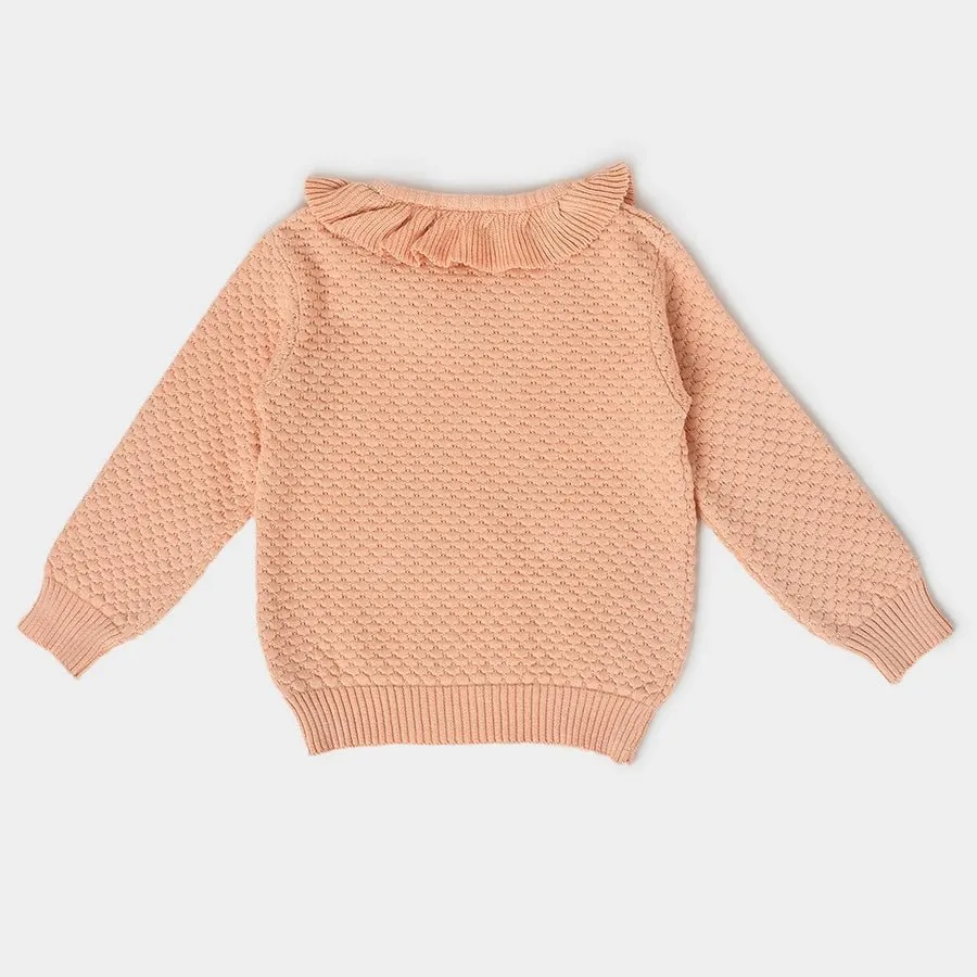 Misty Coral Knitted Jumper Set