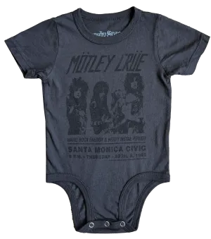 Motley Crue Santa Monica Concert Organic Onesie