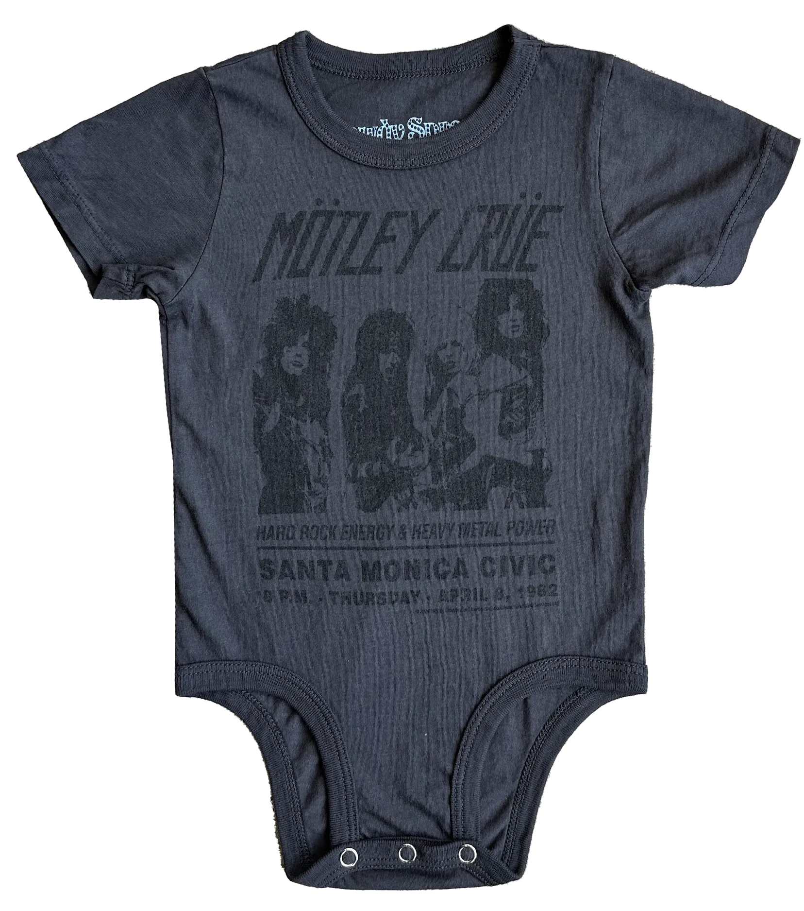 Motley Crue Santa Monica Concert Organic Onesie