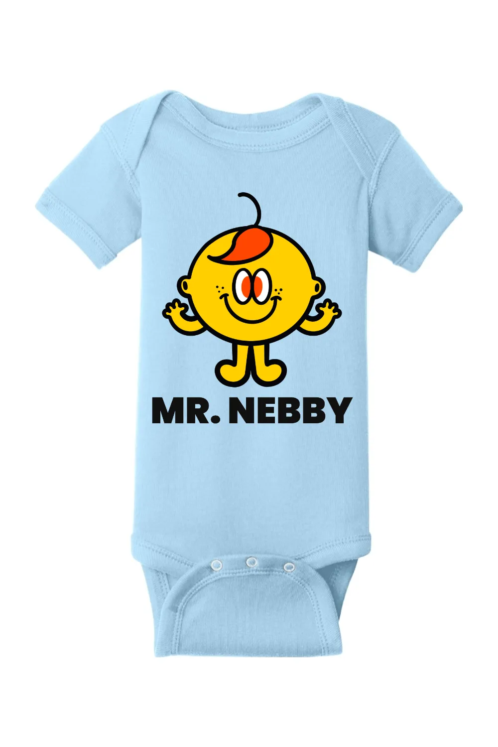 Mr. Nebby - Infant Short Sleeve Baby Rib Bodysuit