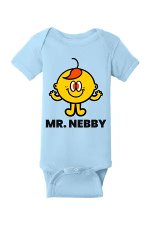 Mr. Nebby - Infant Short Sleeve Baby Rib Bodysuit