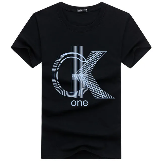 New Casual Short Sleeve O-neck T-shirt